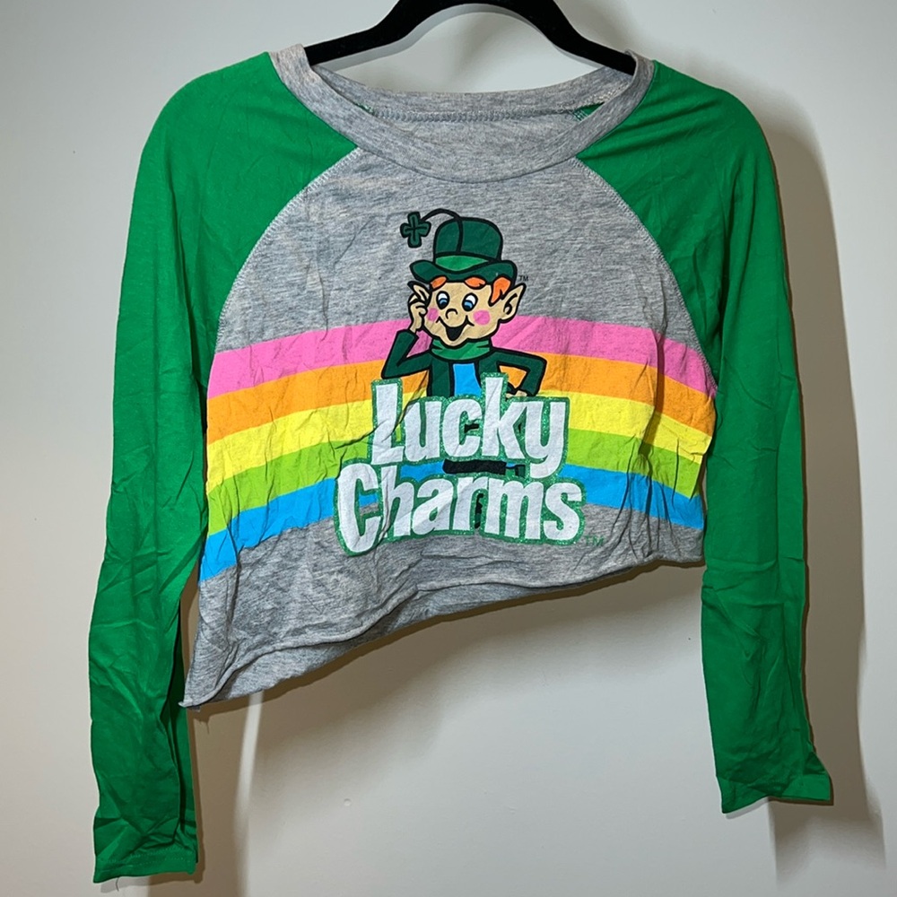 Lucky Charms Long Sleeve Cropped
